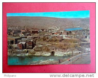 Bellows Falls Vt  Panoramic View Early Chrome      -- -----------     -------- Ref 411 - Andere & Zonder Classificatie