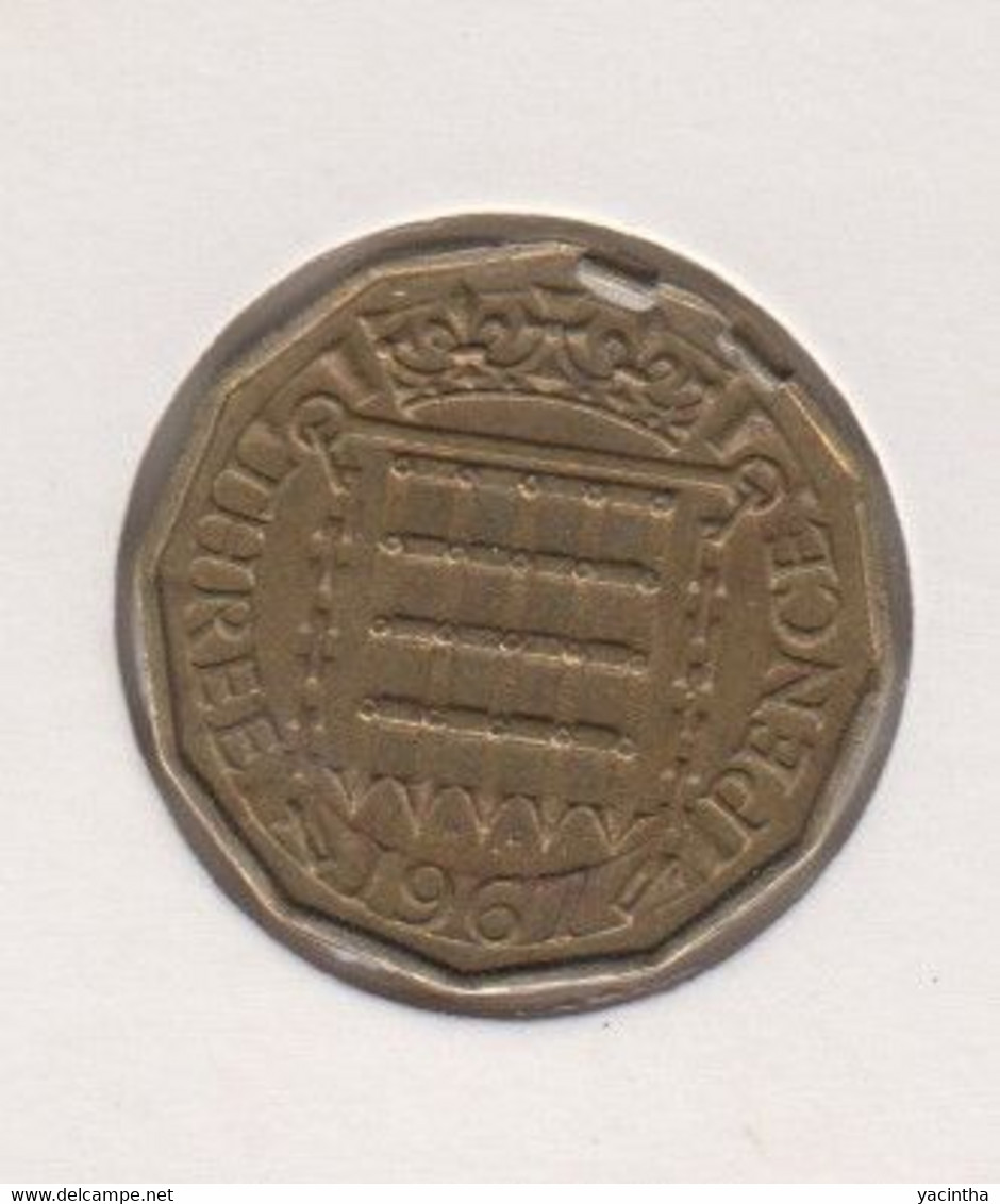 @Y@    Groot Britannie  3 Pence     1967    (580) - Autres & Non Classés