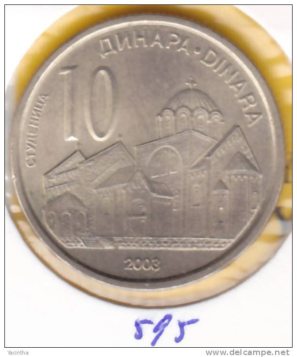 @Y@    Servie  10 Dinara  2003      (595) - Serbia
