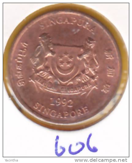 @Y@    Signapore  1  Cent 1992   (606) - Singapore