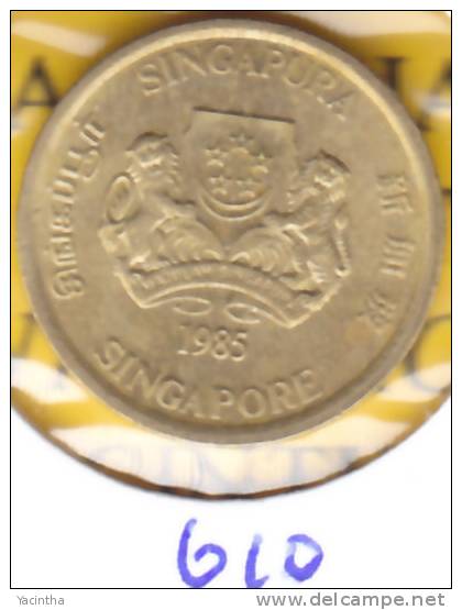 @Y@    Signapore  5  Cent 1985   (610) - Singapore