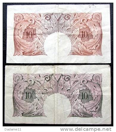 Lot De Deux Billets De La Banque D'Ecosse 20 Shillings - Otros & Sin Clasificación