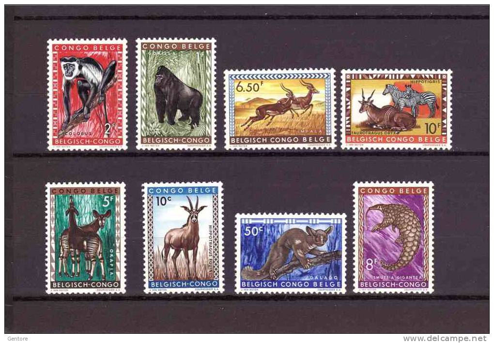 CONGO 1959 Wild Animals  Yvert Cat. N°    All  MNH** - Gibier