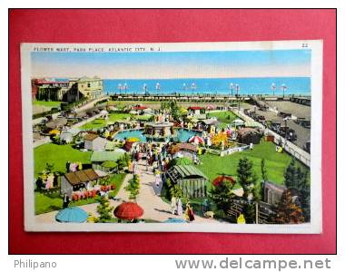 - New Jersey > Atlantic City   Flower Mart Park Place  Vintage Wb---- Ref   413 - Atlantic City