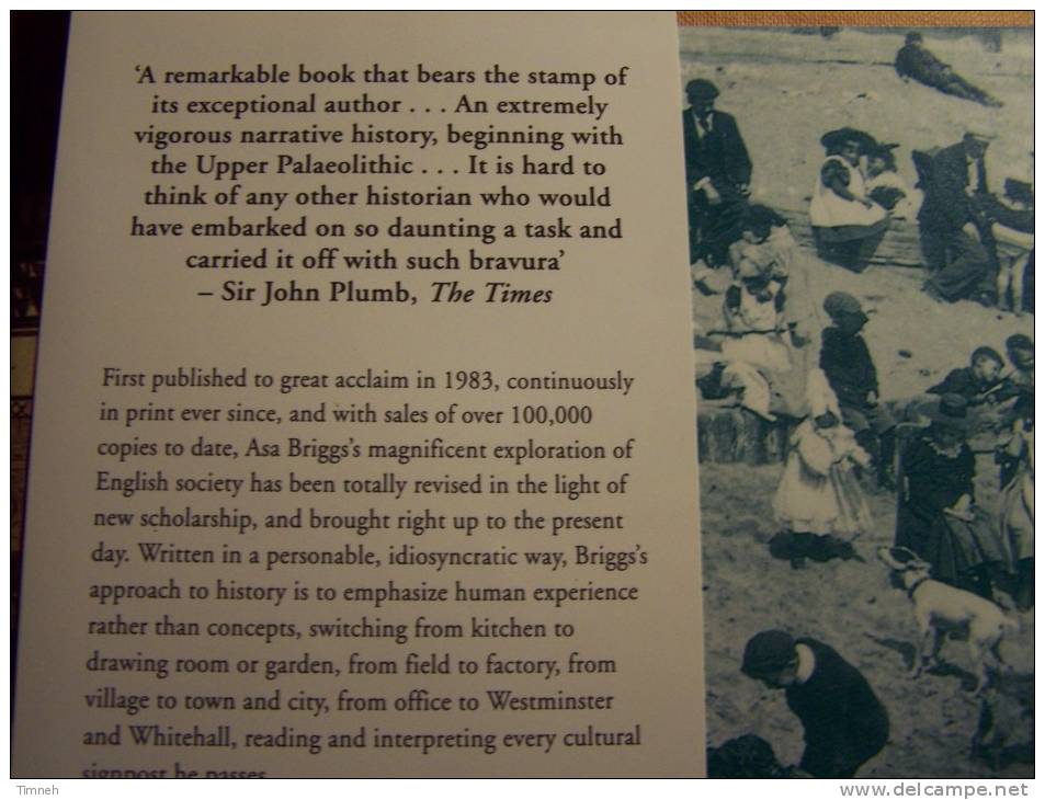 ASA BRIGGS - A SOCIAL HISTORY OF ENGLAND - from the Ice Age to the Channel Tunnel BCA 1994