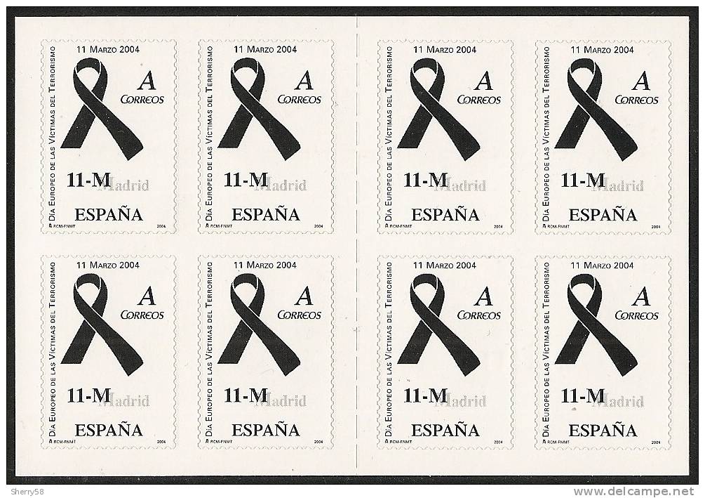 2004-ED. 4074C - CARNET.DIA EUROPEO DE LAS VICTIMAS DEL TERRORISMO-NUEVO - Blocks & Sheetlets & Panes