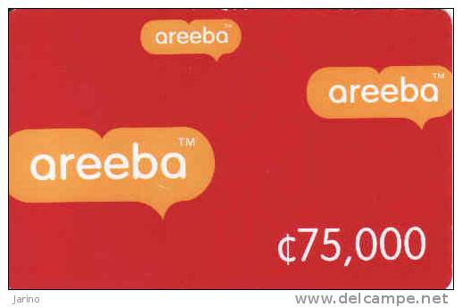 Ghana,, Areeba Prepaid Carte - Ghana