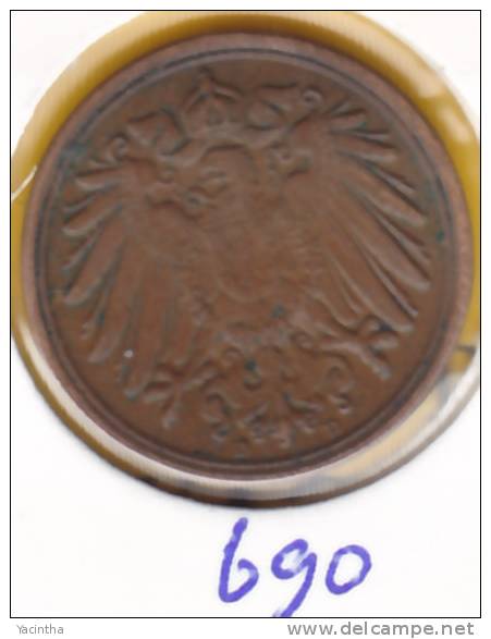 @Y@    Duitsland  1  Pf  1908         (690) - 1 Pfennig