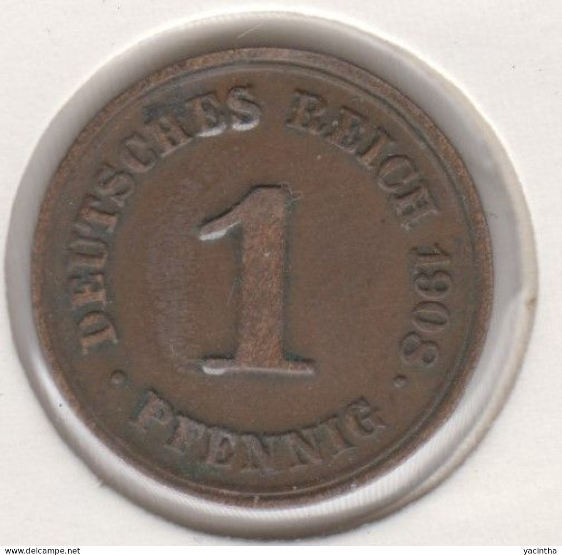 @Y@    Duitsland  1  Pf  1908         (690) - 1 Pfennig