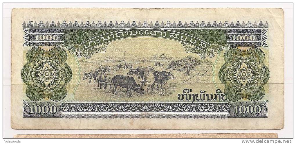 Laos - Banconota Circolata Da 1000 Kip - 1996 - Laos