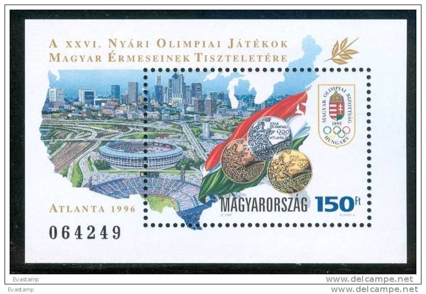 HUNGARY - 1996.Souvenir Sheet-Summer Olympics,Atlanta/Sport MNH!! Mi Bl.236 - Ete 1996: Atlanta