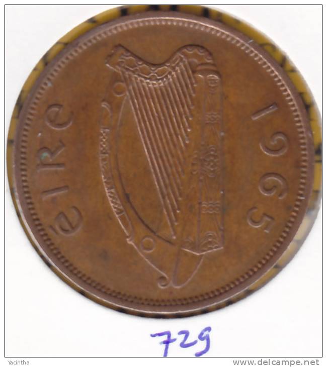 @Y@   Ierland  1 Penny  1965  (729 ) - Irlande