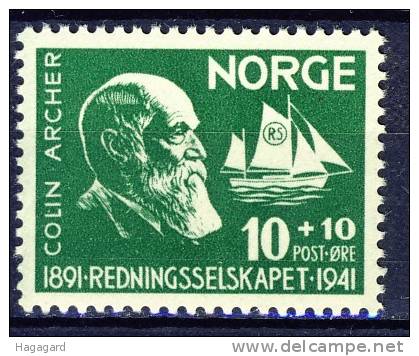 Norway 1941. Sea Rescue. Michel 232. MNH(**) - Ungebraucht