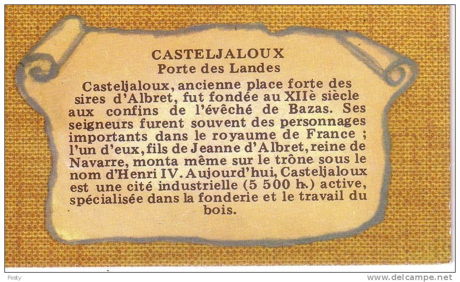 CPSM - CASTELJALOUX - Multivues - Coul - Ann 70 ! - - Casteljaloux