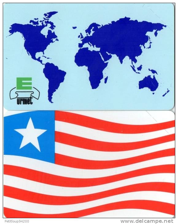TELECARTES   MAGNETIQUES  LIBERIA  50 Units  (lot De 2) *** - Liberia