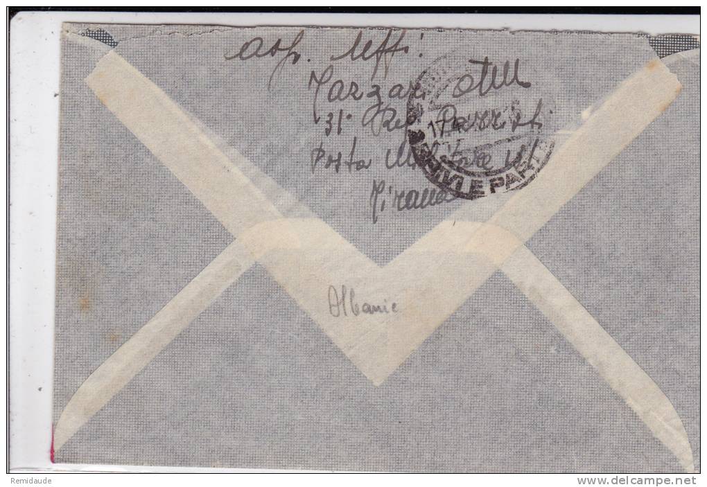 ITALIE - 1940 - ENVELOPPE De MIRANO (VENETIE) Pour BOLOGNA - BUREAU MILITAIRE N°131 (ALBANIE / TIRANA !!) - Albania