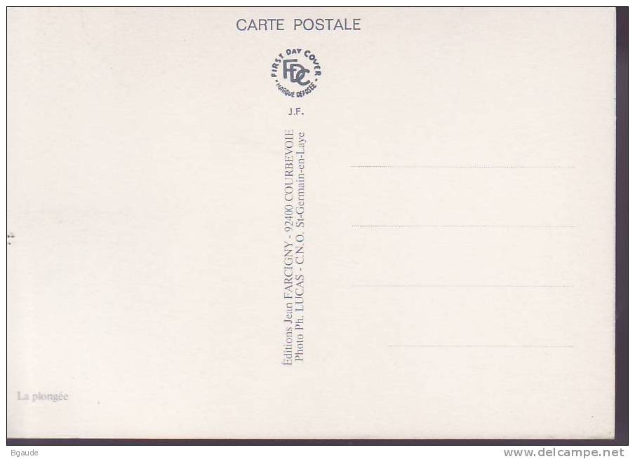 FRANCE   TAAF CARTE MAXIMUM NUM.YVERT 146 PLONGEE SOUS LES GLACES - Lettres & Documents