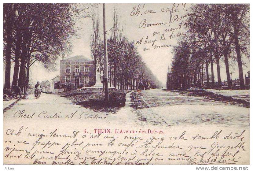 THUN = L'avenue Des Drèves (écrite) 1902 - Thuin