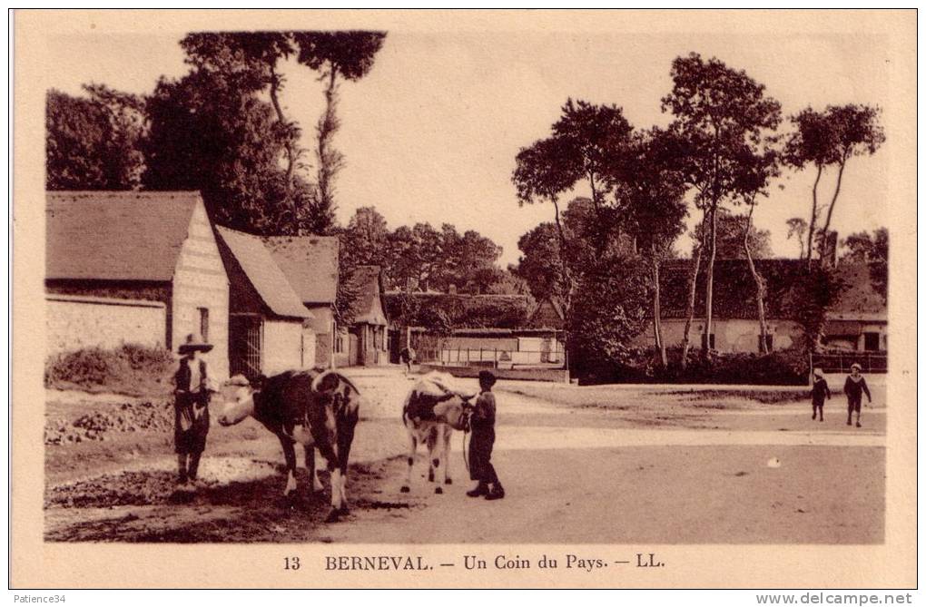 Dépt 76: BERNEVAL. - Un Coin Du Pays - Berneval