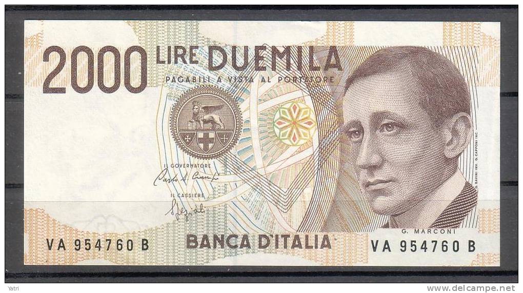 Banconota 2.000 Lire - Marconi - FDS - 2000 Lire