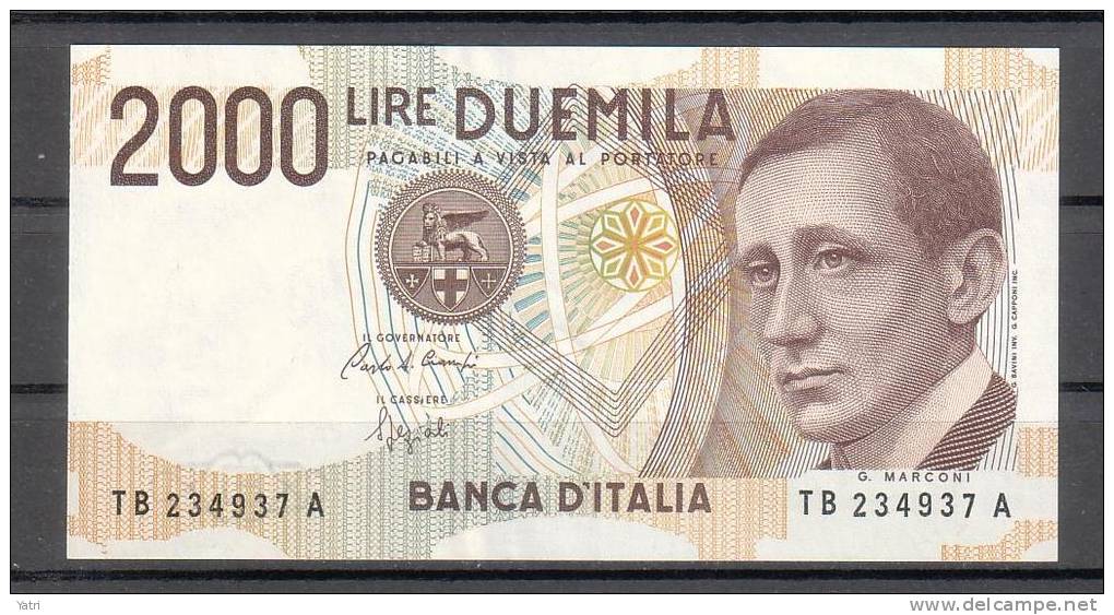 Banconota 2.000 Lire - Marconi - FDS - 2000 Lire