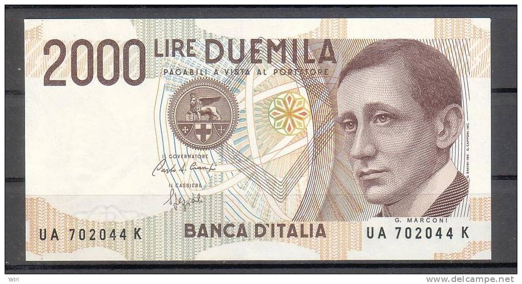 Banconota 2.000 Lire - Marconi - FDS - 2000 Lire