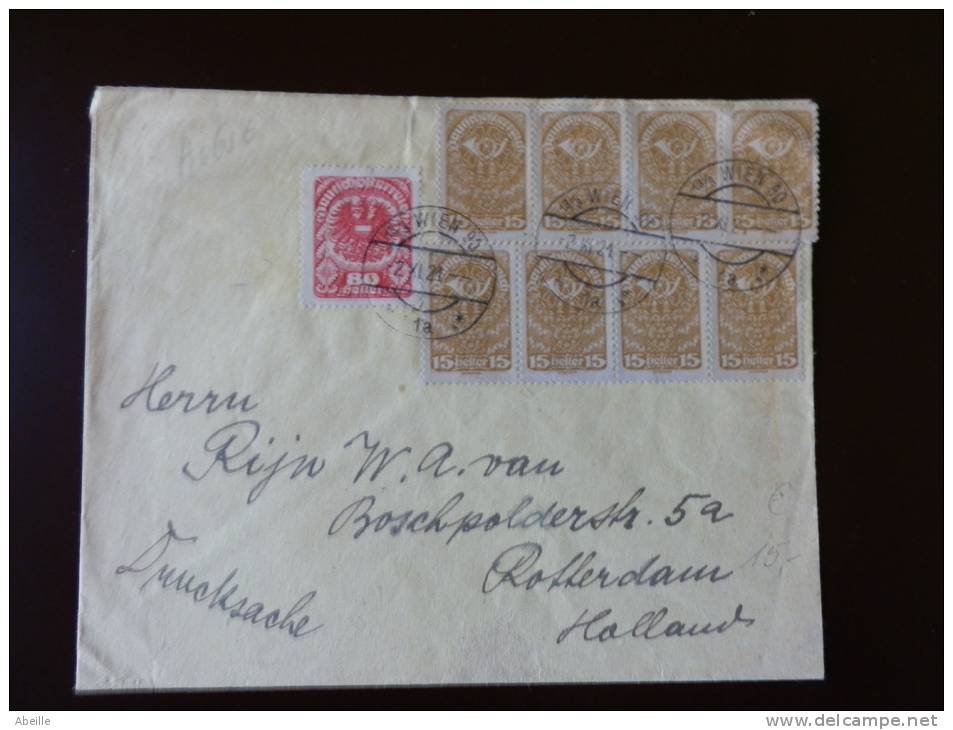 00ST/A0616   LETTRE  1921 POUR LA HOLLANDE - Storia Postale