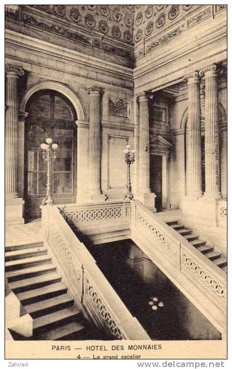 Paris - Hotel Des Monnaies - 4 - Le Grand Escalier - Münzen (Abb.)