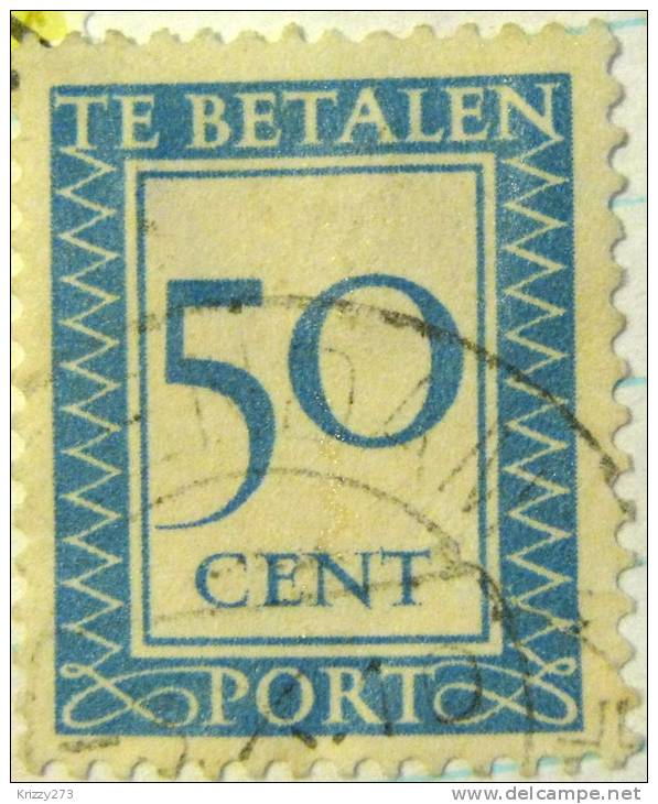 Netherlands 1947 Postage Due 50c - Used - Postage Due