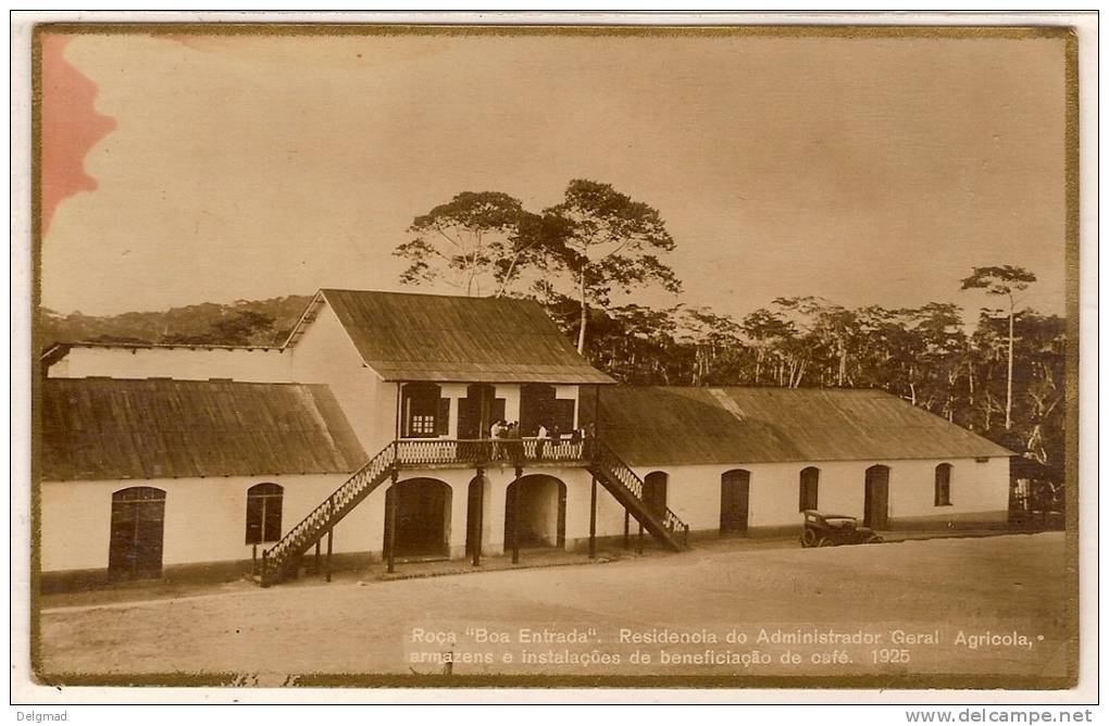 SAO THOME Et Principe Roca Boa Entrada. Residencia Do Administrador - Sao Tome Et Principe