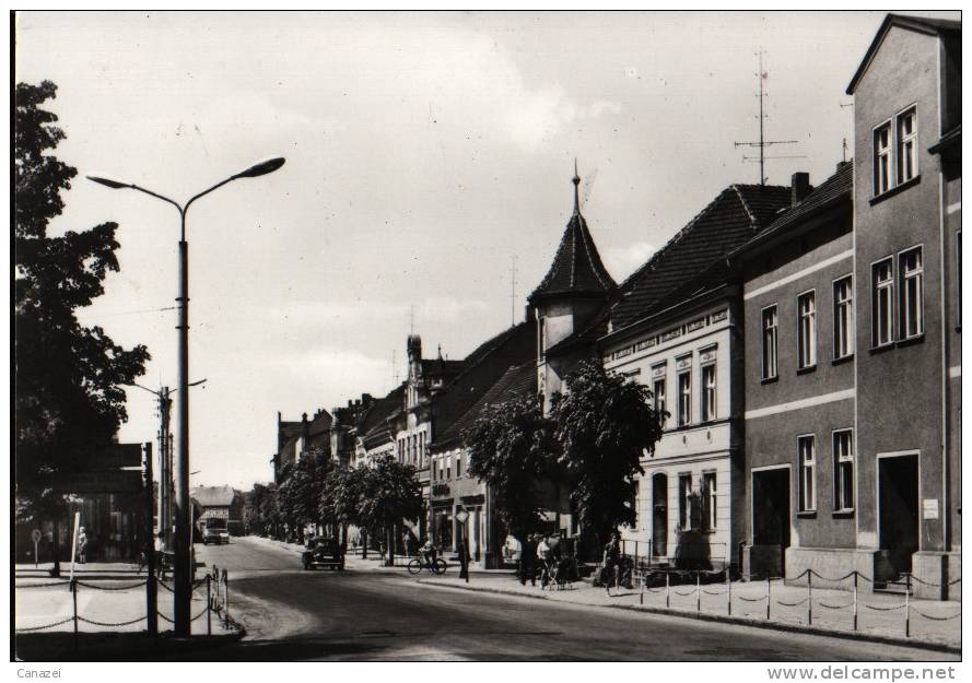 AK Jüterbog, Zinnaer Straße, Echt Foto 1979 - Jueterbog