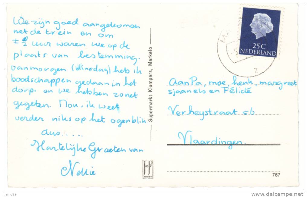 Nederland/Holland, Markelo, Hocht, 1972 - Autres & Non Classés