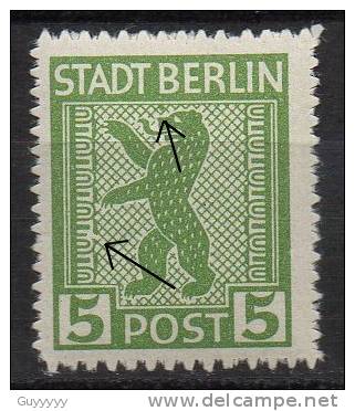 Allliierte Besetzung - Occupation Allié - Berlin - 1947 - Michel N° 1 ** PF - Berlino & Brandenburgo