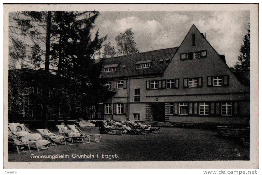 AK Grünhain/Erzg., Genesungsheim, 1959 - Gruenhain