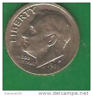 One  Dime   ETATS-UNIS    1989 P   (prix  Fixe)   (1W4) - 1946-...: Roosevelt