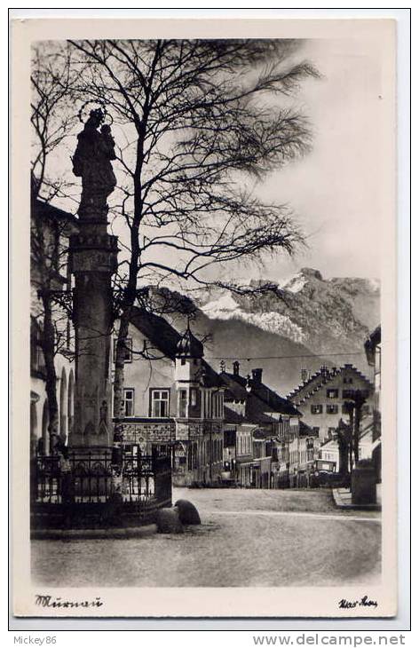 Allemagne--MURNAU---env  1950-55--Lot De 3 Cartes Semi-modernes En Très Bon état----toutes Scannées-- - Garmisch-Partenkirchen