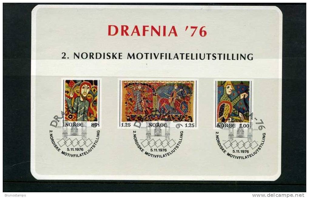 NORWAY/NORGE - 1976 DRAFNIA 76 EXPO SPECIAL M/S FINE USED FDI - Usados