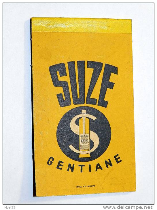 Petit Calepin De SUZE GENTIANE - Publicités