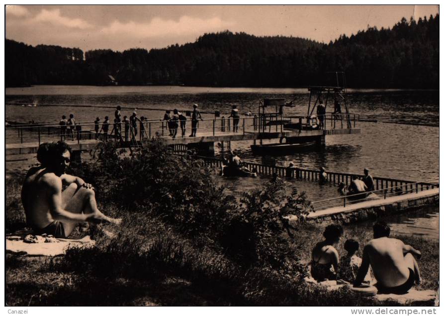 AK Kriebstein, Strandbad, 1975 - Mittweida