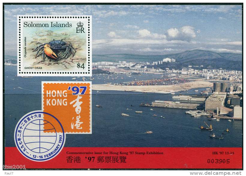 SOLOMON ISLANDS // 1997 - Crabe, HK 97 // BF NEUFS ***  (MNH) - Salomon (Iles 1978-...)