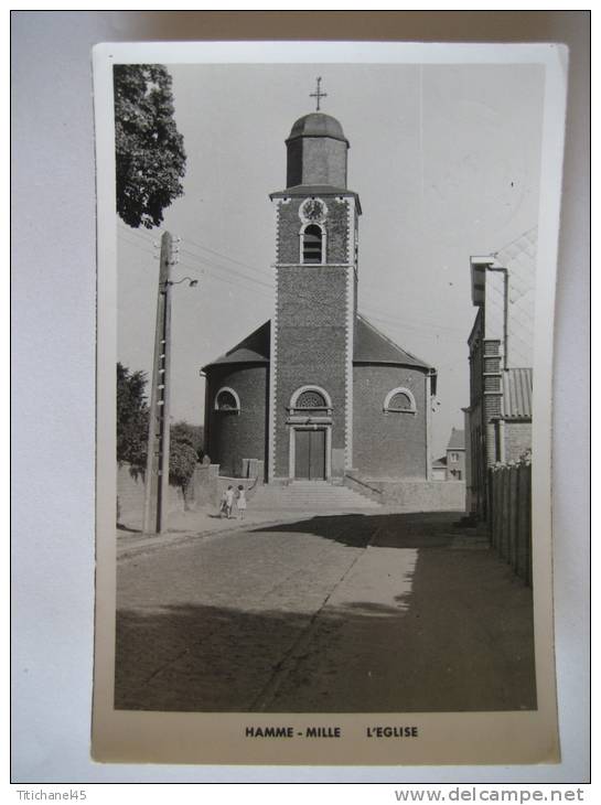 HAMME-MILLE - L´Eglise - Superbe Carte-photo - Beauvechain