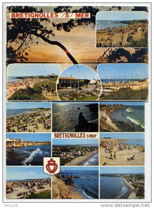 BRETIGNOLLES  Sur MER--Lot De 5 Cartes Modernes En Bon état----toutes Scannées - Bretignolles Sur Mer