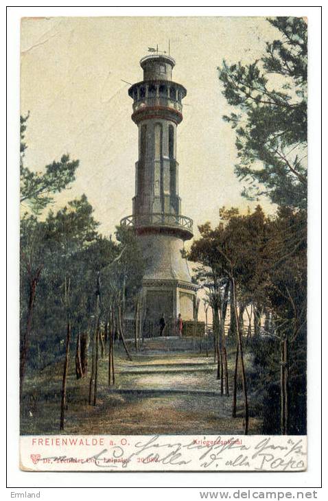 Freienwalde 1905, Kriegerdenkmal - Bad Freienwalde