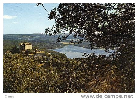 Cpsm-Montpezat(04)-le Vieux Chateau Dominant Le Lac - Other & Unclassified