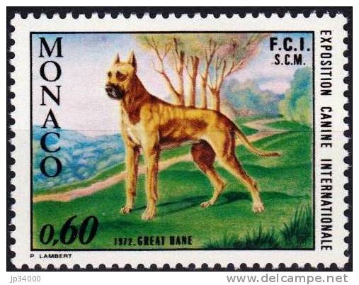 MONACO: Chiens.  Yvert N°880. Emis En 1972. Exposition Canine. Neuf Sans Charniere. (MNH) - Autres & Non Classés