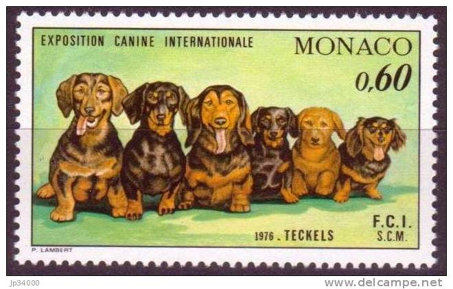 MONACO: Chiens.  Yvert  N° 1051. Emis En 1976. Exposition Canine. Neuf Sans Charniere. (MNH) - Andere & Zonder Classificatie