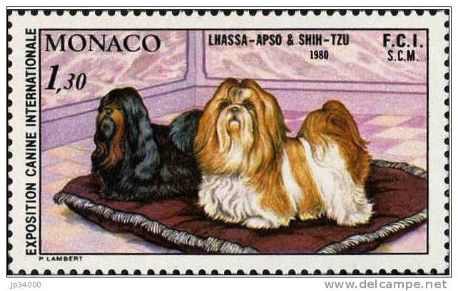 MONACO: Chiens.  Yvert  N° 1232  Emis En 1980. Exposition Canine. Neuf Sans Charniere. (MNH) - Andere & Zonder Classificatie