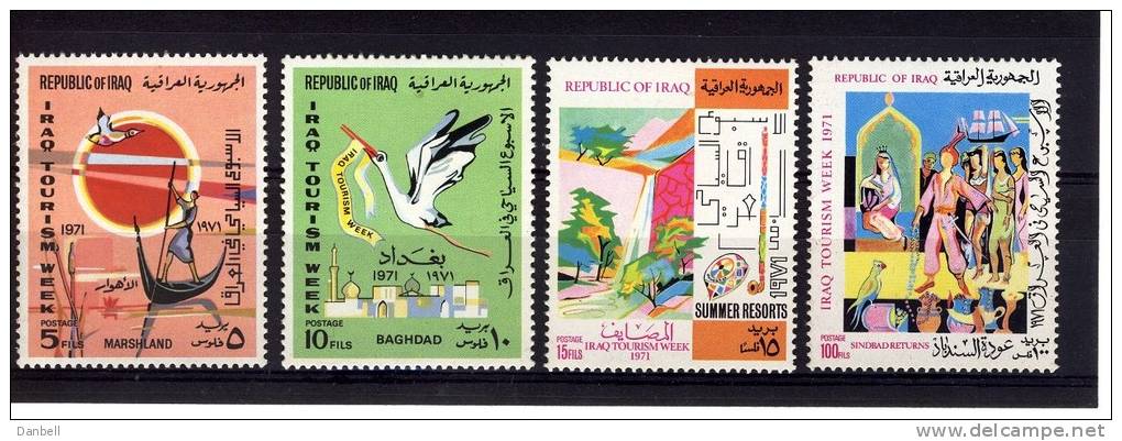 IRQ05) IRAQ 1971 Turismo Serie Cpl.4 Val  MNH** - Iraq