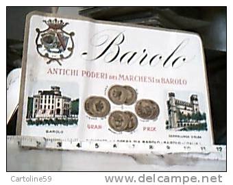 ETICHETTA VINO  BAROLO ANTICHI PODERI DEI MARCHESI  Castelli  BAROLO E SERRALUNGA D'ALBA DQ7090 - Castelli