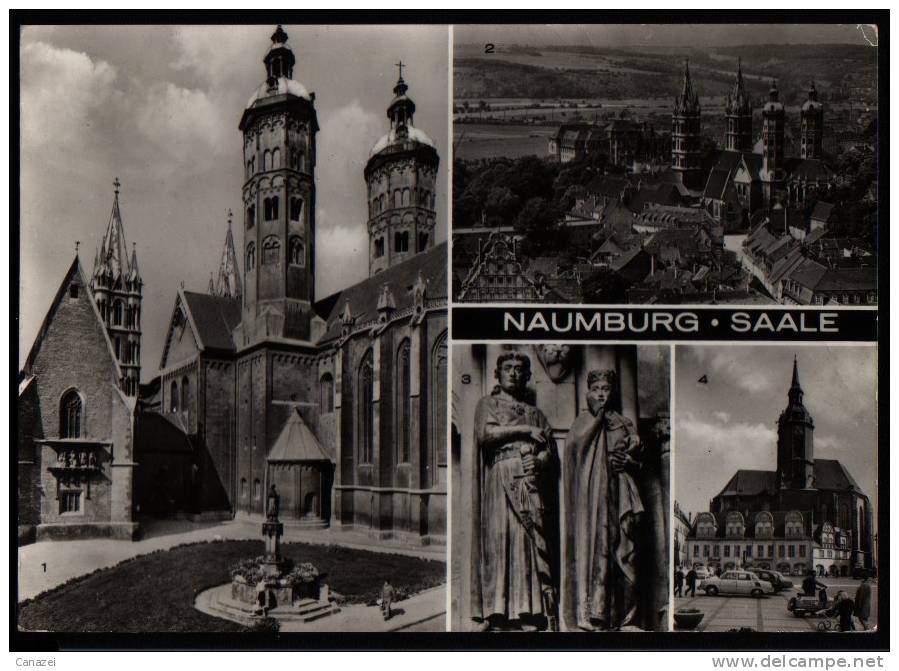 AK Naumburg: Dom, Uta Und Ekkehard, Wenzelskirche Am Markt, 1979 - Naumburg (Saale)